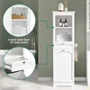 Sacchetti per lavanderia armadio alto cesto cassetto nascosto cestino bagno bagno moderno impianti di metallo in legno facile assemblare slim design 53