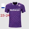 2023-2024fans+maglie di calcio retrò fiorentina J. Ikone Batistuta Castrovilli Erick Florence Acf Jovic A. Cabral Milenkovic C.Kouame Men Shirt23-24