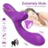 20 Modi Vrouw Suction Cup Vibrator Vrouw Suction Cup Vibrator Zuiging Cup Vacuümstimulator Dildo Sex Toy Adult 18 240430