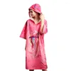 Hiturbo Mikrofaser Beach Poncho Handtuch Antumnblätter Robe