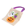 Leinen 21x23cm Halloween Wrap Kürbisbeutel Hexen Ghost Tragbare Taschen Kinderfest Party Geschenkverpackung 1011 s