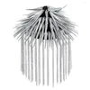 Broschen attraktive Brosche EPAULETTE HIP-HOP-SCHULTER Exquisite Fringe Blazer Rivet Kette Uniform DIY