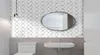 10pcs Salle de bain auto-adhésif mosaïque autocollant étanche de cuisine étanche.