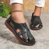 Casual Shoes Women Sandalias Summer Hollow Breathable Zapatos Large Size 43 Flat Sandals Para Damas En Oferta