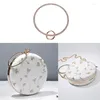 Sacos de armazenamento Design de anel Metal Rhinestone Purse Purse for Bag, fabricando artesanato de bricolage de diy