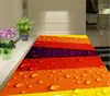 Fonds d'écran 3D Fond d'écran Planchers pour les gouttelettes de couleur du salon
