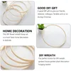 Decorative Flowers DIY Christmas Wreath Flower Baskets Embroidery Supply Crafts Material Anniversary Leis Garland Floral Hoop Party