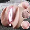 Andra hälsoskönhetsartiklar 3D Artificial Vagina Man Marbators Cup Restic Vaginal Real Vagina Anal Soft Sile Ass Toys For Men Marbation T240510