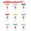 Santa SubliMation Easter Sacks Bag Baskets Halloween Basket With Handle and Colorful Inside Christmas Bags For Decorations DIY S