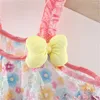 Girl Dresses Baby Princess Summer Dress Strap Beach Skirt 3d Flower Loose Korean Version Beautiful Fairy Clothes