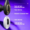 Andra hälsoskönhetsartiklar Sensivo 360 Rotation Anal Plug Wireless Vibrator Butt Plug Twisting Marbator Man Prostate Massager Vuxen Par Toys 18 T240510