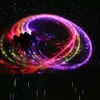 파이버 파티 휘트 광학 LED 장식 댄스 공간 슈퍼 글로우 단일 색상 효과 모드 360 춤 파티 조명을위한 회전 FY5881 JN20