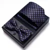 Zestaw krawata na szyję 2022 Nowy projekt marki Vangise prezent ślubu