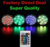 LED Submersible Candle Remote Control Floral Tea Light Candle Flashing Waterproof Wedding Party Decoration Hookah Shisha Light6214968