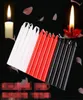 Candele nere illuminazione per la casa candele quotidianamente decorare candele fumo matrimonio romantico palo lungo candele classiche bianche rosso3771011