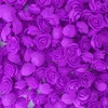 Fiori decorativi 500pcs PE schiuma teste di rose artificiali ghirlanda per caramelle fai -da -te goccia di materiale