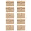 Enveloppe-cadeau 10pcs Enveloppes de papier durable avec une chaîne de bouton idéale pour les notes de remerciement et les invitations Organisateurs de lettres de document