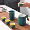 Teaware -sets Chinese theeset zand keramische theepot reizen Kong Kit Gift Porselein Purple Pot Infuser