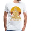 Herren T-Shirts Man Casual Shirt Vintage Grafik T-Shirts lassen diese Scheiße gehen Buddha T-Shirts Männliche Tops Hemd Erwachsene T XS-4XL CAMISETA T240510