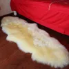 Tappeti europei in lana pura pura tappeto coperta di pelle di pecora di pelle intera camera da letto cuscino cuscino finestra personalizzata