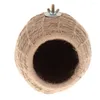 その他の鳥の供給手作りの鳥の巣ブリーダーの屋内ベッドケージアクセサリーカナリア