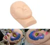 Traine de massage Mannequin Flat Head Silicone Practice Training Make Up Model False Fals Extensions Tattoo Tattoo Tool4875601