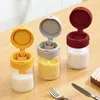 Storage Bottles Spice Jar With Spoon Overnight Oats Jars Glass Sealed Lid Airtight Lids And Spoons