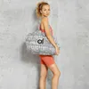 Tote Bags AL Designer Bag Men and Women Fiess Handheld Yoga Large Capacity Short Distance Travel Bag Canvas Shopper Humbags
