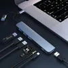 8 in 2 USB Hub 3.0 USB C HUB DOCK STAZIONE 5GBPS Transmissione ad alta velocità USB Splitter Type C to USB OTG Adattatore OTG per accessori per computer MacBook Pro PC