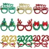Frame Xmas Adult Glasses Kids Toy Gift Santa Snowman Glasses Decor New Year Christmas Toys 920 s
