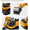 RC Excavator Dumper Car 24G Remote Control Engineering Voertuig Crawler Truck Truck Toys For Boys Kids Christmas Gifts 240506