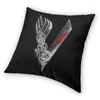 Pillow v Viking Throw Case pour le salon Valhalla Odin Ragnar Lothbrok Luxury Cover Home Decoration Square