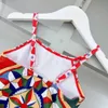 High End Children Fabryka stroju kąpielowego Hurtowa 2024 Summer Girl Jednostożowiony strój kąpielowy Suspendend Bikini Swim Wear 1-12Y 240511