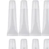 Makeup Brushes 5X 10x Lip Gloss Tubes Soft Empty Clear For DIY Lipgloss Base 15g