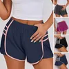 Shorts femininos femininos esportes de verão elástica alta cintura solta lady dren drengging ginging yoga running tênis de golfe mini