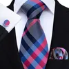 Neck Tie Set Paisley Neck Ties For Men Luxury Silk Print Jacquard Woven Necktie Pocket Square Cufflinks Set Gift Men Wedding Business Tie