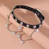 Choker Punk Dark Style personnalité