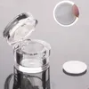 Bouteilles de rangement 100pcs 5G Jar cosmétique transparent en acrylique vide Pot de maquillage de maquillage de maquillage de sous-coffre
