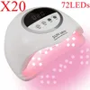 Nageltrockner 320W Sonne x20 Max UV LED -Nagelschein