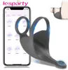 Vibradores sexuais nxy vibradores de testículo bluetooth para homens massageador de pênis Brinquedos de brechas de culinária APP APP REMOTO PROSTATE MASS2827478