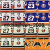 Vin Weng New York Jersey 23 Bob Nystrom 1982 27 John Tonelli 27 Michael Peca 28 Felix Potvin Hockey Maglie