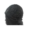 Wigs Pick dyeing medium and long curly hair cos gray gradient animation wig womens new chemical fiber full head cover