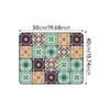 Mattes de bain 1pc Absorbants et non-glissement tapis léger luxe luxe nordique brique de couleur marocaine adaptée à la salle de bain de la cuisine