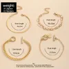 Sindlan moda bransoletki złota biżuteria bransoletki dla kobiet dziewczyny