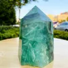 Figurine decorative naturale fluorite fluorite Crystal Obelisk Tower Quarzo Balcia Servizio Gruppo 500-1000G 500-1000G 500-1000G