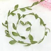 Fleurs décoratives 24 m de dentelle ruban fête couronne bricolage artisanat vert feuille artificielle vigne arbre de Noël guirlande garniture mariée