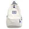 Sac à dos pour le sac à dos pour les étudiants adolescents voyage de voyage noir / bleu / blanc / vert