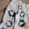 Jeans masculin Tie Tyed Jeans Men Femmes Best Quality Washed XYZ Oversize Denim Trant