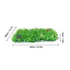 Dekorative Blumen 2 PCs Künstliche Pflanzen Wandgrüne Panel Grün -Grüne Dekoration für Hochzeitsfeier Faux Hedge Hintergrund falsches Outdoor -Gras