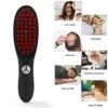 Electric spray massage comb micro current head meridian hair loss scalp red anti hair and physical therapy nutrition blue massager 240429